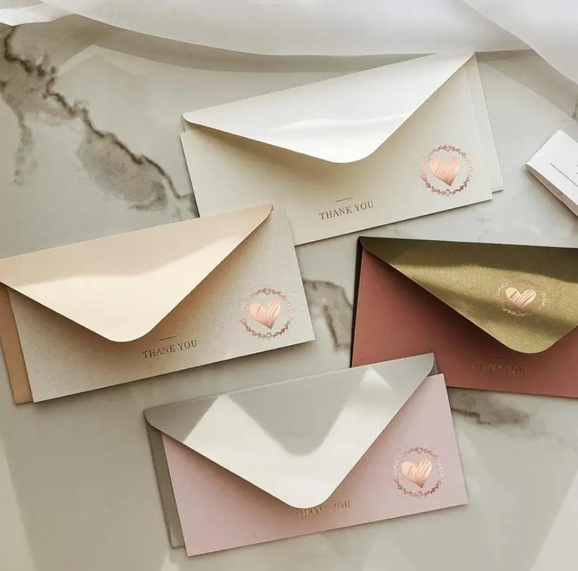 Наклейки в форме сердца для упаковки, почтовые наклейки, упаковка подарков, печать на конверте. Набо Киев - изображение 2