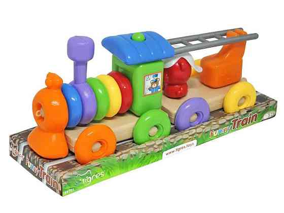 Розвивалка Funny train 38*18*22см 23ел арт.39771 ТМ TIGRES Киев