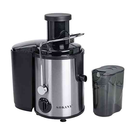 Sokany Соковижималка шнекова електрична з чашею Sokany SK-4000 800 Вт Чорна Коломия