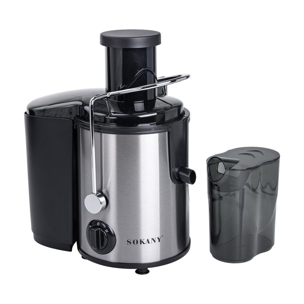 Sokany Соковижималка шнекова електрична з чашею Sokany SK-4000 800 Вт Чорна Коломия - фото 2