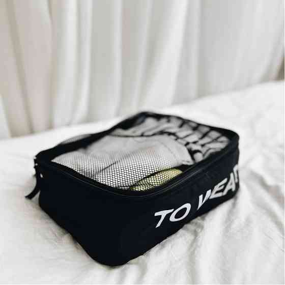 Сумка бавовняна для речей 35x25x12 TO WEAR (Чорний) Суми