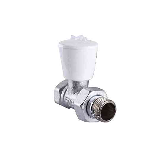 Набір Крани радіаторні прямі ARCO 1/2″ подача + зворотка  KC013 KCM13 Луцк