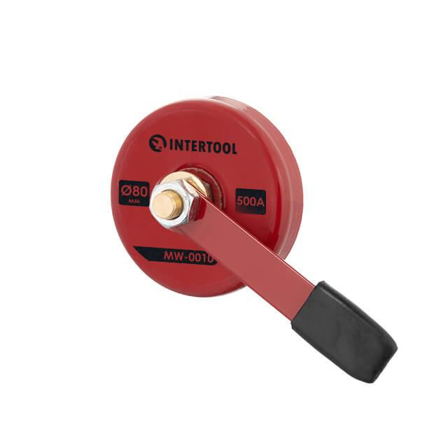Контакт магнитный с рукояткой, Ø 80 мм, 500А INTERTOOL MW-0010 Киев - изображение 1
