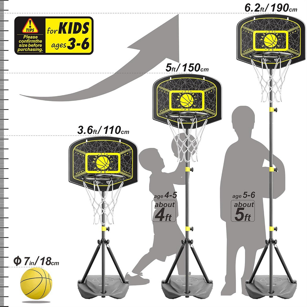 Дитяче баскетбольне кільце 30007 Луцьк - фото 2