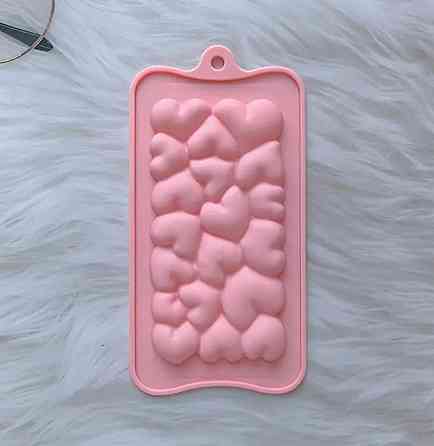 Силиконовая форма Сердца 3D для шоколада и декора Киев