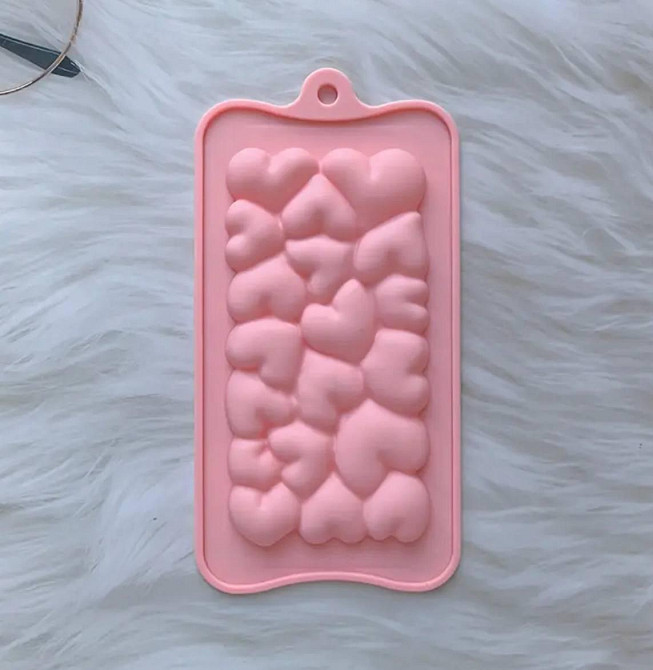 Силиконовая форма Сердца 3D для шоколада и декора Киев - изображение 2