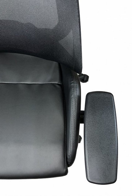 Крісло поворотне Q-406 чорне Дніпро - фото 14