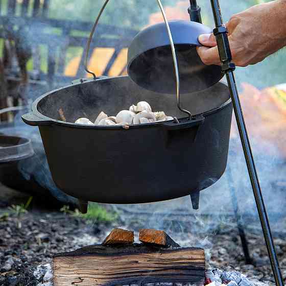 Казан с крышкой Bo-Camp Dutch Oven Cast Iron 31 cm/5 L Black (2122410) Вінниця