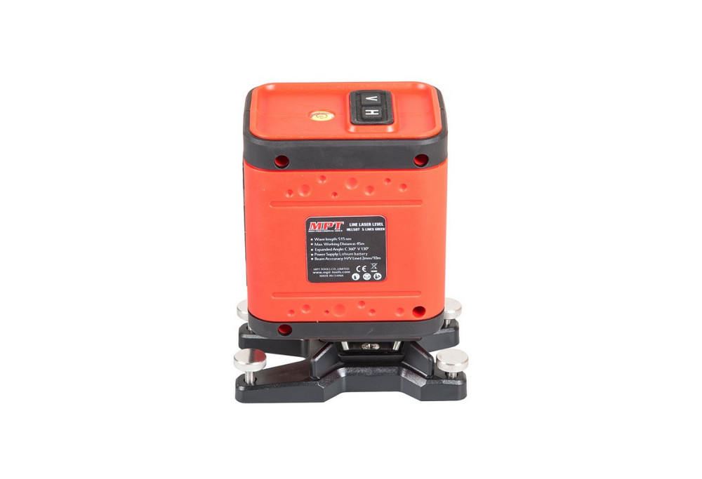 MPT Рівень лазерний MPT 45 м ±0.3 мм/м 2 гол H/V/H+V H360°/V110° ±4° GREEN/510 нм клас II IP54 Киев - изображение 8