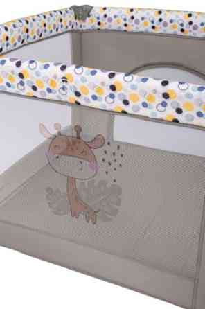 Манеж для дитини FreeON Square Giraffe, grey Київ