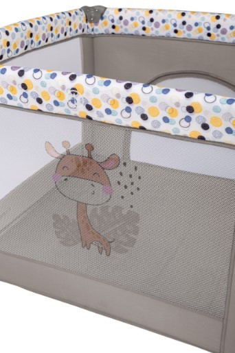 Манеж для дитини FreeON Square Giraffe, grey Київ - фото 3