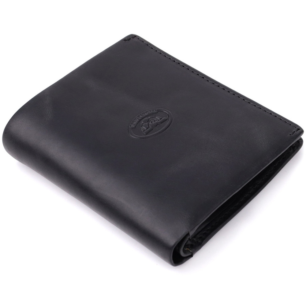 Мужской вертикальный кошелек из матовой натуральной кожи Tony Perotti 20832_1 (1165 nero) Черный Киев - изображение 7