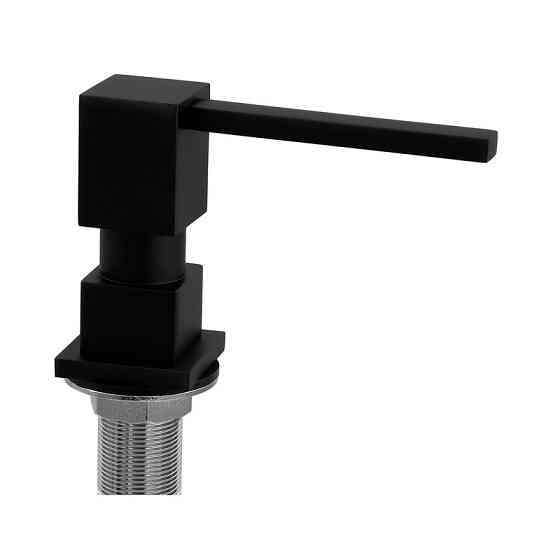 Дозатор для мийного засобу врізний Koer SDB-02-05 300 мл (колір чорний) (KR5630) Київ