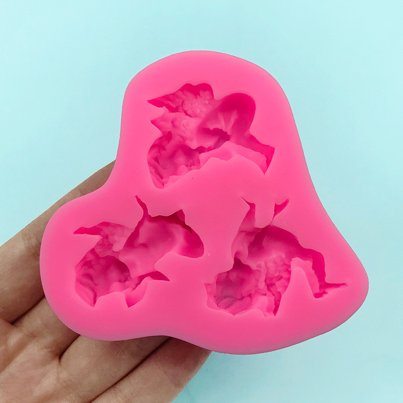 Молд силиконовый Ангелы 75 на 75 мм серый Киев - изображение 12