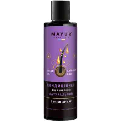 Кондиціонер для волосся Mayur Натуральний від випадіння з олією аргани 200 мл (4820230952728) Вінниця
