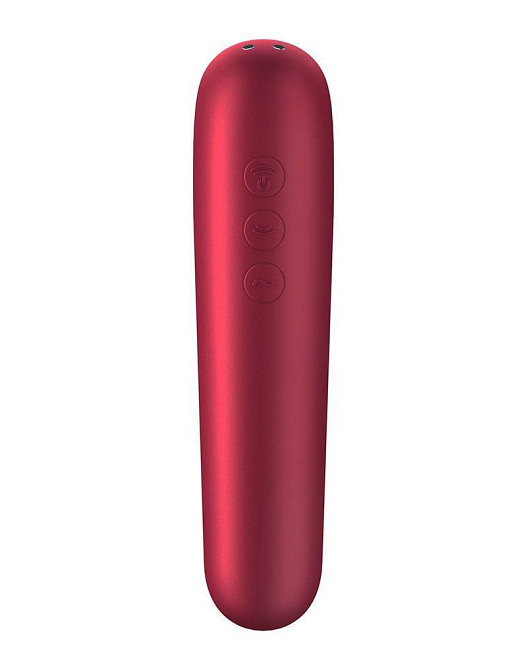 Смарт-вібратор та вакуумний стимулятор 2в1 Satisfyer Dual Love Pink Sex Aura Київ - фото 2