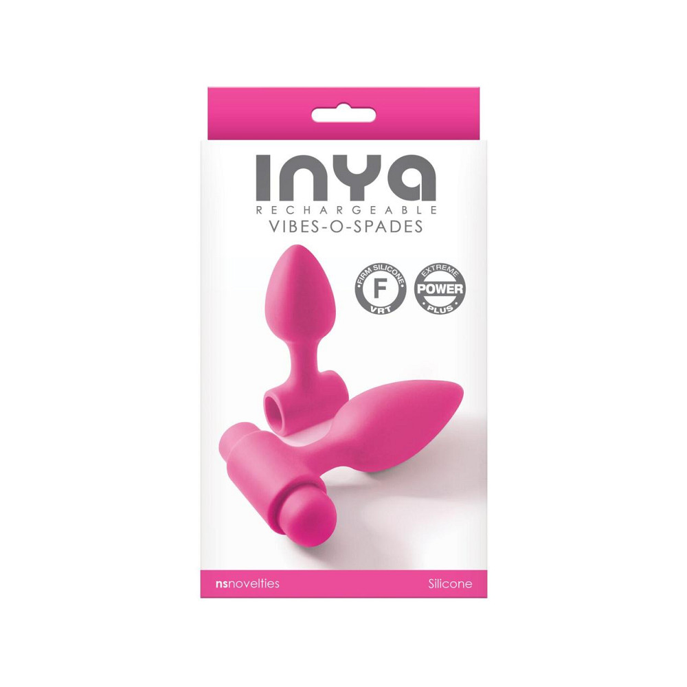 Анальна пробка з вібрацією NS Novelties INYA - Vibe-O-Spades -Pink Sex Aura Київ - фото 2