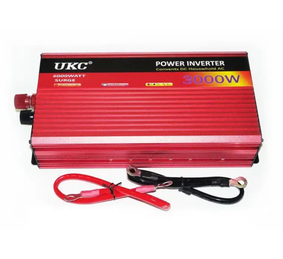 Инвертор преобразователь напряжения UKC AR-3000M BR-3000M 12V-220V 3000W синусоидный Винница