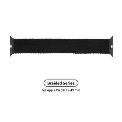 Ремешок для смарт-часов Armorstandart Braided Solo Loop для Apple Watch 49/46/45/44/42 (Series 1-3) Charcoal Size 6 (148 mm) (ARM58072) Винница