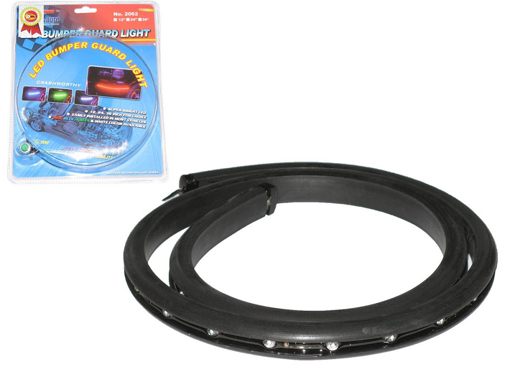 Подсветка гибкая 2062B 36LEDх90см синяя/резинов.основа Винница - изображение 2