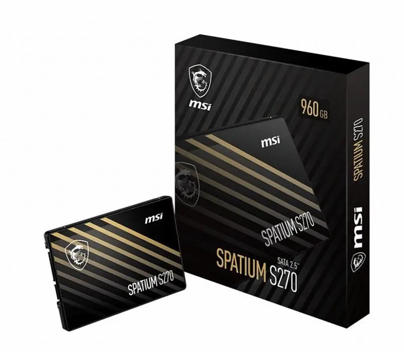 Накопичувач SSD  480GB MSI Spatium S270 2.5" SATAIII 3D TLC (S78-440E350-P83) Харків - фото 5