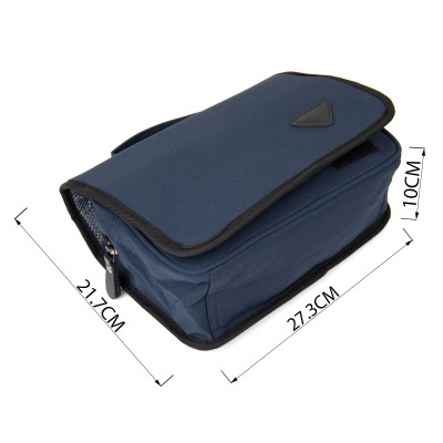 Несесер Vintage Текстильна органайзер Темно-синя (20656) Вінниця - фото 8