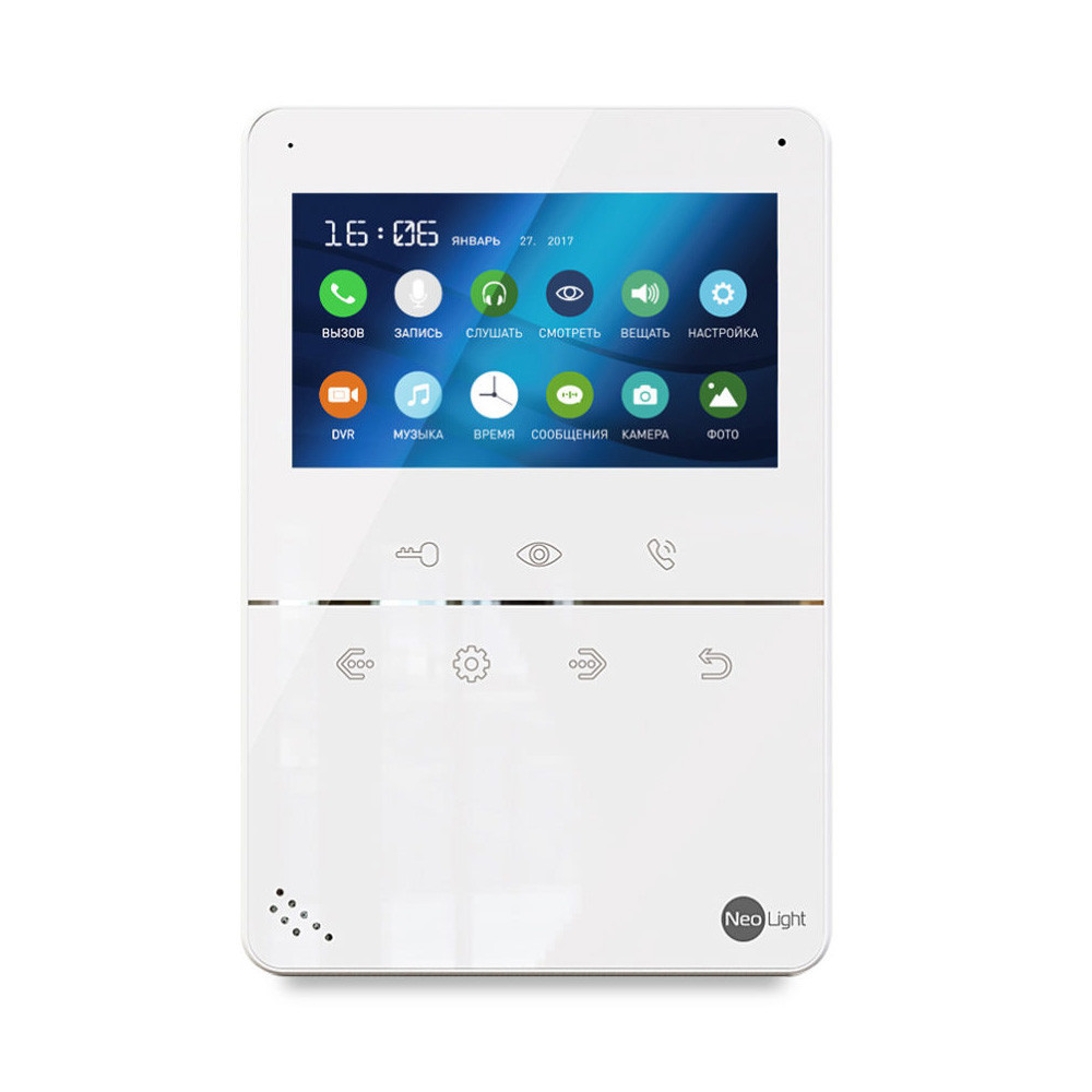 Комплект видеодомофона NeoLight TETTA+ и панель вызова SOLO Silver Киев - изображение 2