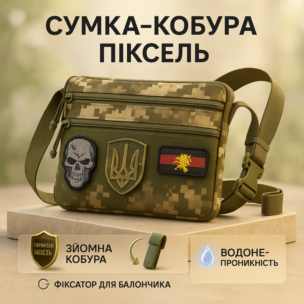 Сумка тактична для чоловіків, Практична чоловіча сумка слінг Військова сумка всу чоловіча слінг MV-12 Львів - фото 11