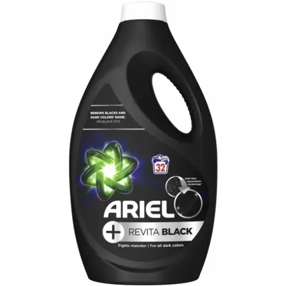 Гель для прання + Revitablack Ariel, 32 прання Ariel Prací gél +Revitablack, 32 Wl Львів