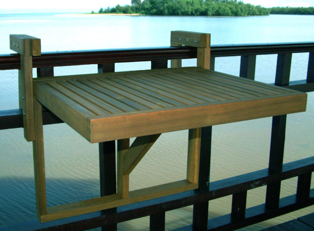 Подвесной балконный столик 