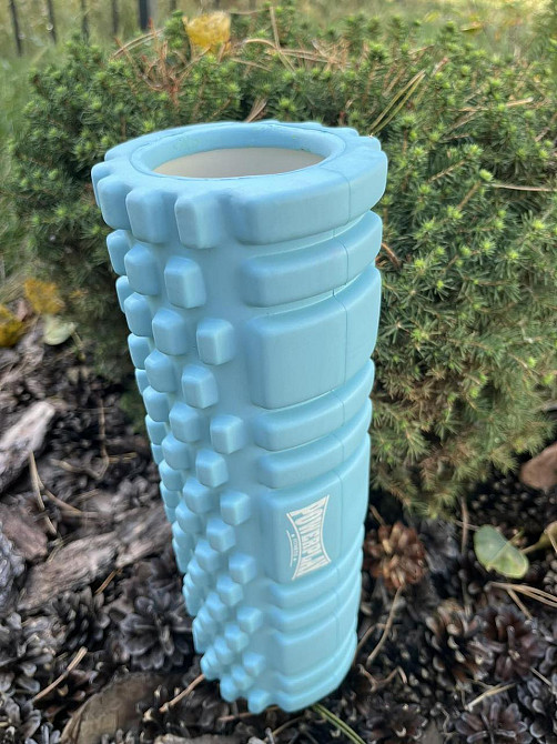 Масажний ролик (роллер) PowerPlay 4342 Massage Roller Синій (30x10см.) Кам'янське - фото 6