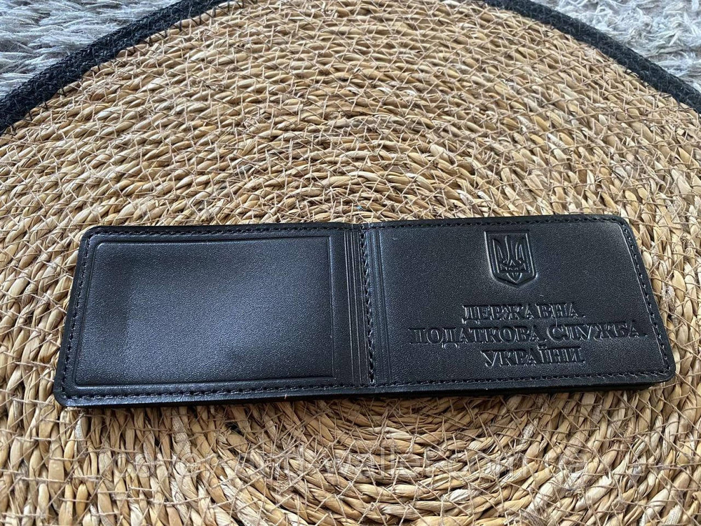 Шкіряна обкладинка Державна податкова служба України на чотири відділення Київ - фото 1