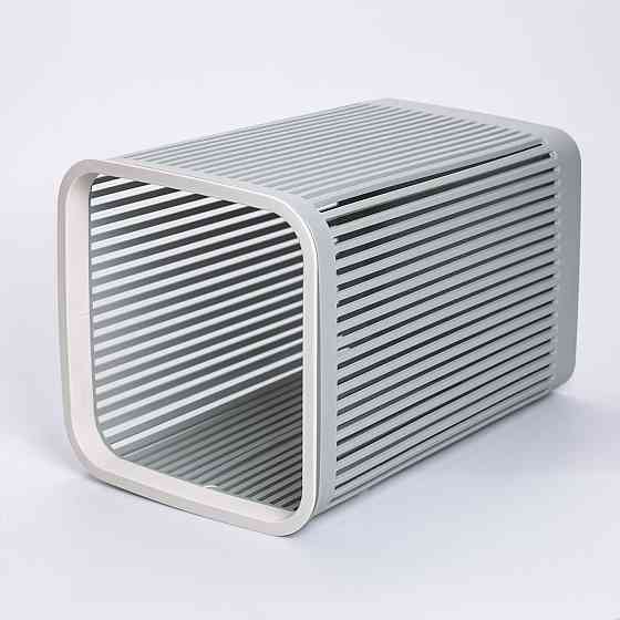 Кошик для сміття пластиковий в офіс для паперу 22×22×30 (см) кошик під сміття 8 (л) відро для сміття Зелений HP-45-9GR Коломия