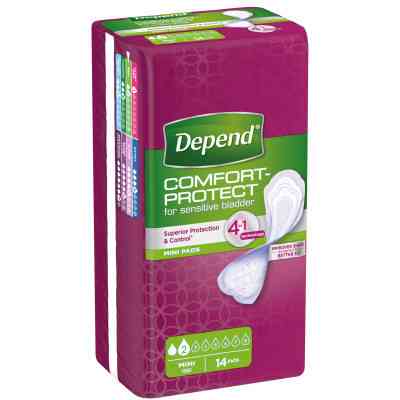 Урологические прокладки Depend Comfort-Protect Mini Pads 14 шт. (5029053561646) Винница