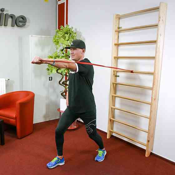 Лента эспандер для упражнений inSPORTline Hangy X-light 13 мм оранжевая Киев