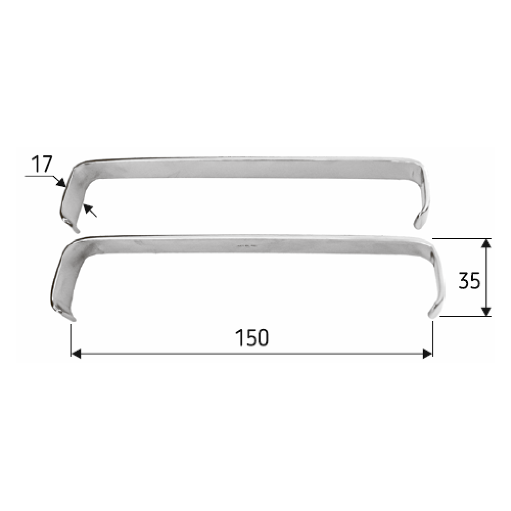 Ретрактор Collin, 15 см, J-19-008 Днепр - изображение 2