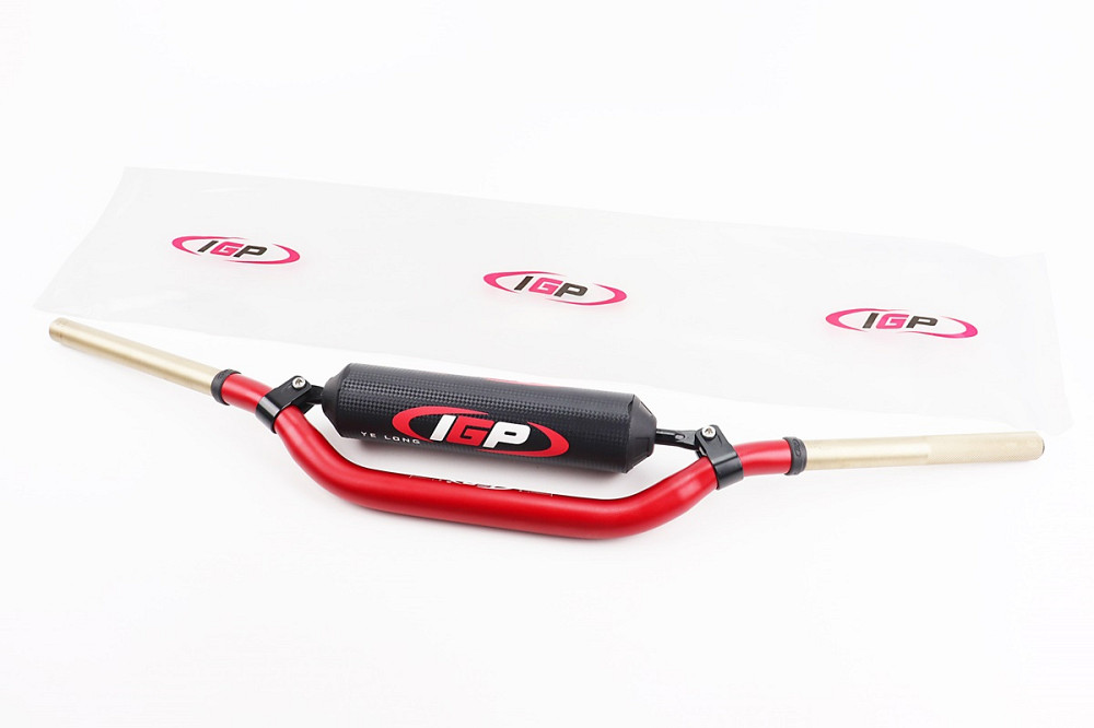 Кермо d28мм L820мм з буфером, червоний Київ - фото 1