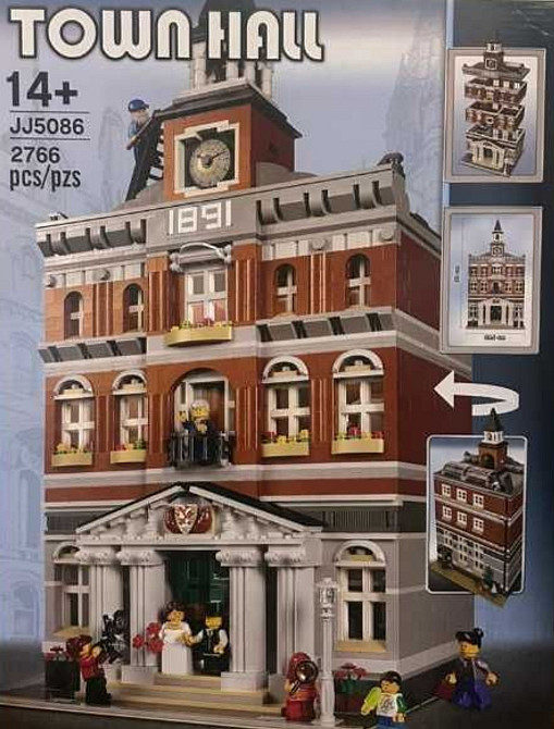 Колекційний Конструктор «Стара Ратуша» сумісний з Lego 2766 деталі. Київ - фото 6