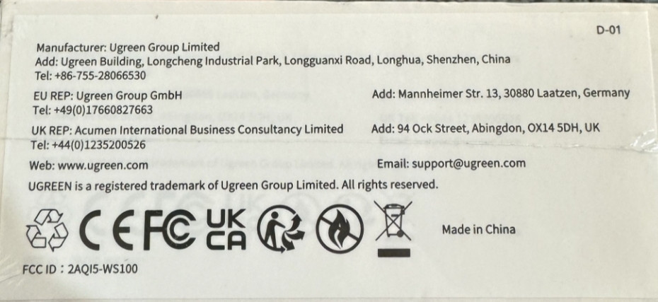 Безпроводные Наушники UGREEN HiTune (WS100) Київ - фото 2