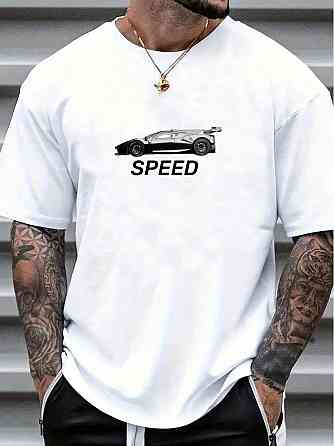 Футболка мужская с принтом  42 Белая 2664088870 Днепр