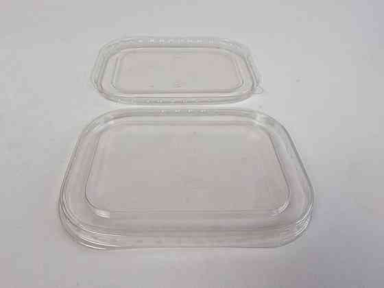 Овальная крышка ПЕТ V170*120 для контейнера 