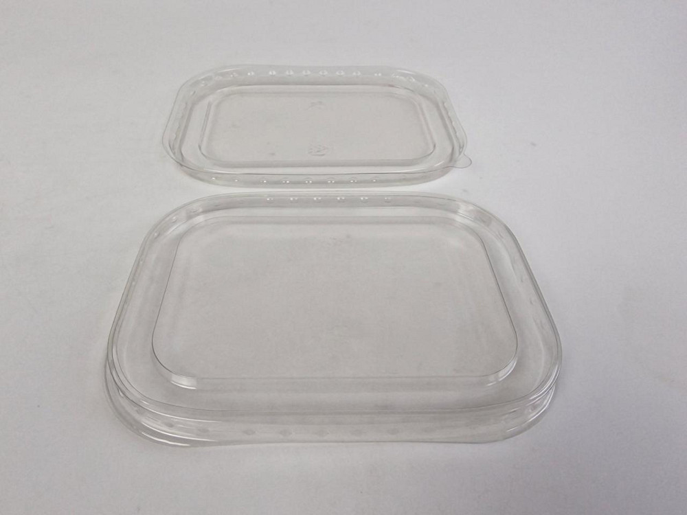 Овальная крышка ПЕТ V170*120 для контейнера 