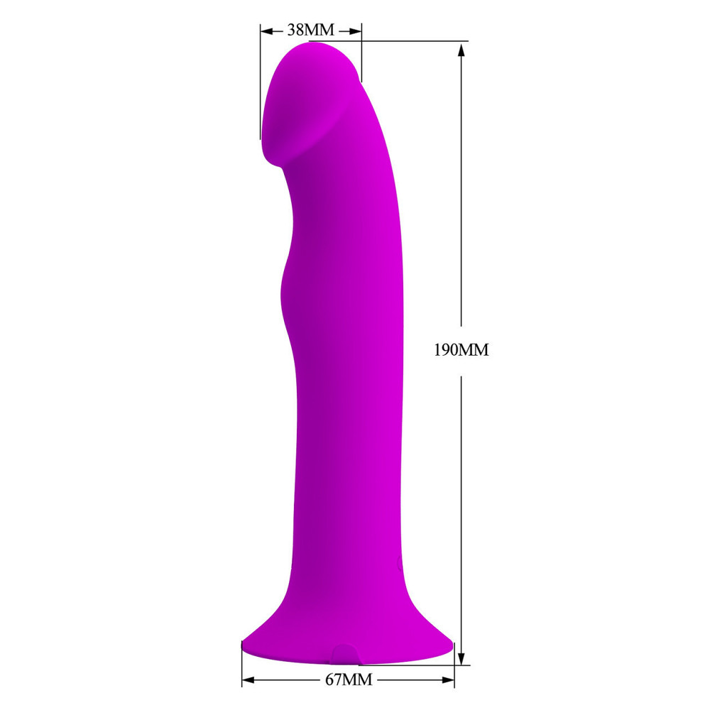 Вібратор PRETTY LOVE Murray PURPLE, 12 vibration functions 12 pulse wave settings Suction base Sex Aura Київ - фото 4