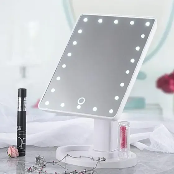 Розовый Зеркало с LED подсветкой для макияжа Magic MakeUp Mirror Коломия