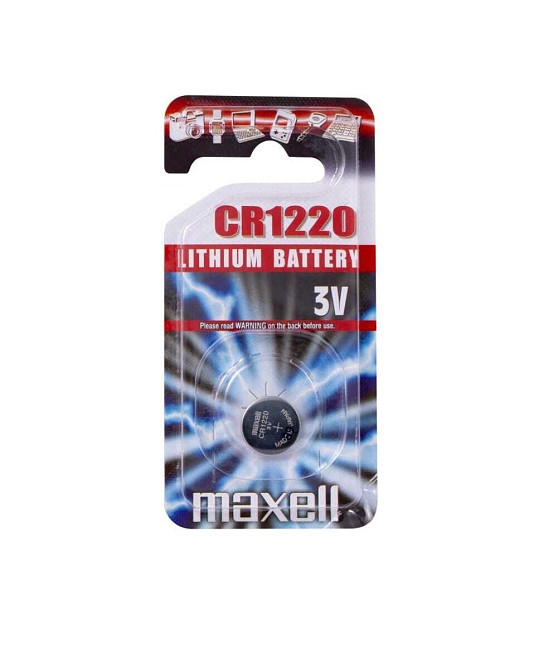 Батарейка MAXELL CR1220 1PC BLIST PK 1шт (M-11238200) (4902580102982) Киев - изображение 1