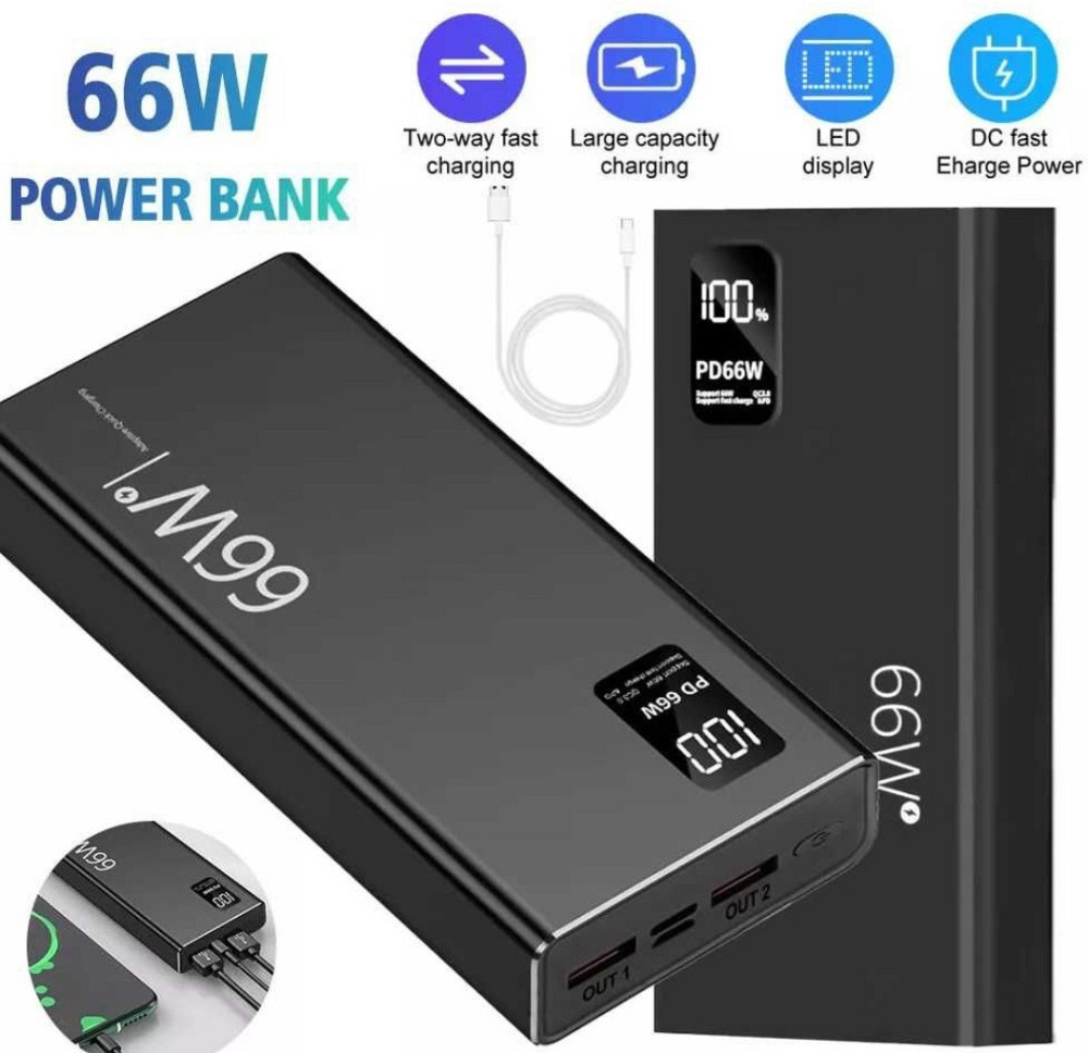 PowerBank(Павербанк)  со сверхбыстрой зарядкой  на 40000 mAh 66W. Киев - изображение 7