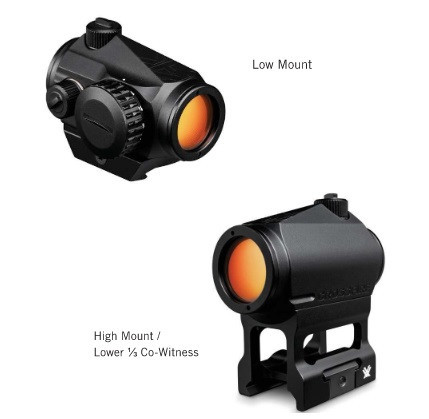 Прицел коллиматорный Vortex Crossfire Red Dot Weaver с точкой 2 МОА (CF-RD2) Винница - изображение 5