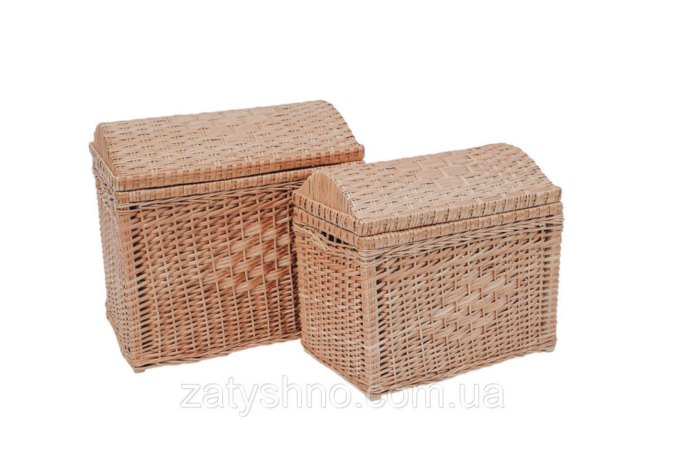 Скриня з лози ручної роботи (у наборі 3) | Київ - фото 1