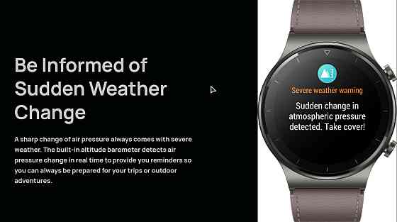 Смарт-годинник Huawei Watch GT 2 Pro 46mm VID-B19 (Чорний) Б/В Николаев