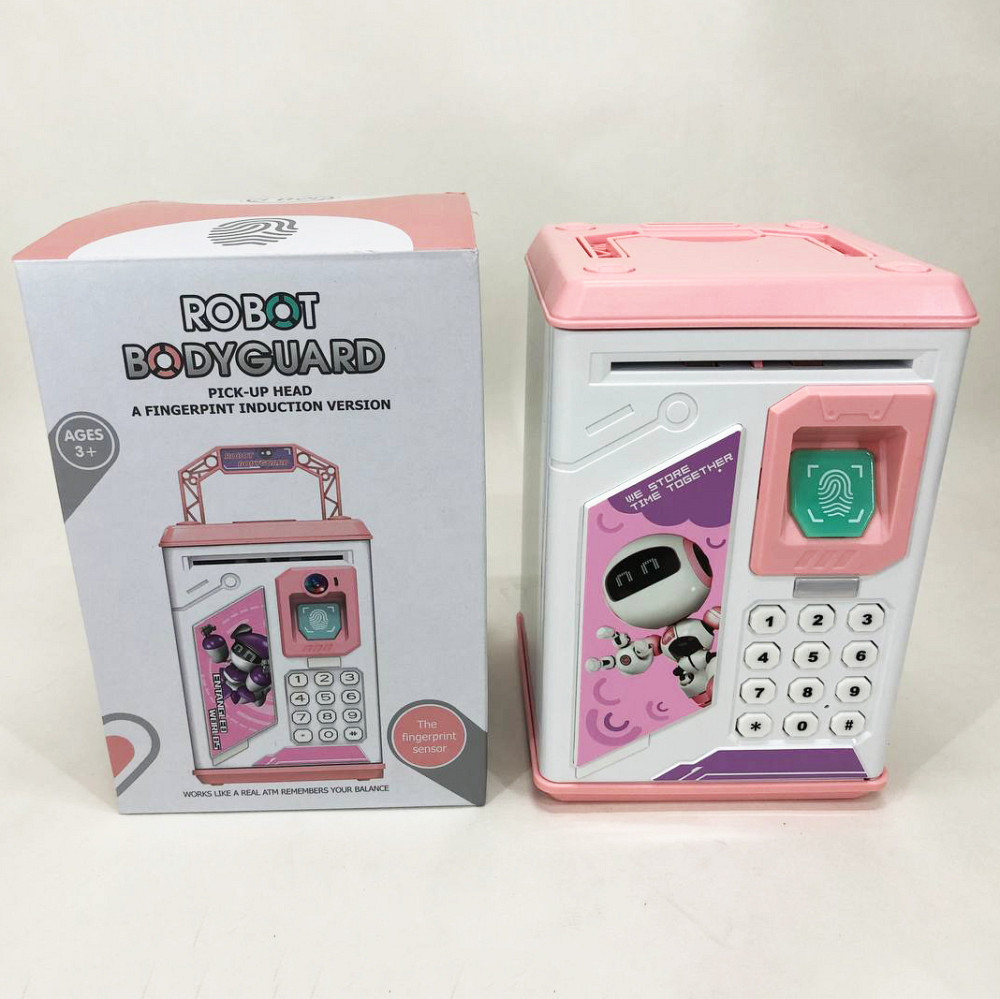 Копилка с отпечатком пальца, Копилка с электронным кодом и отпечатком пальца Детский сейф UV-65 Львов - изображение 15